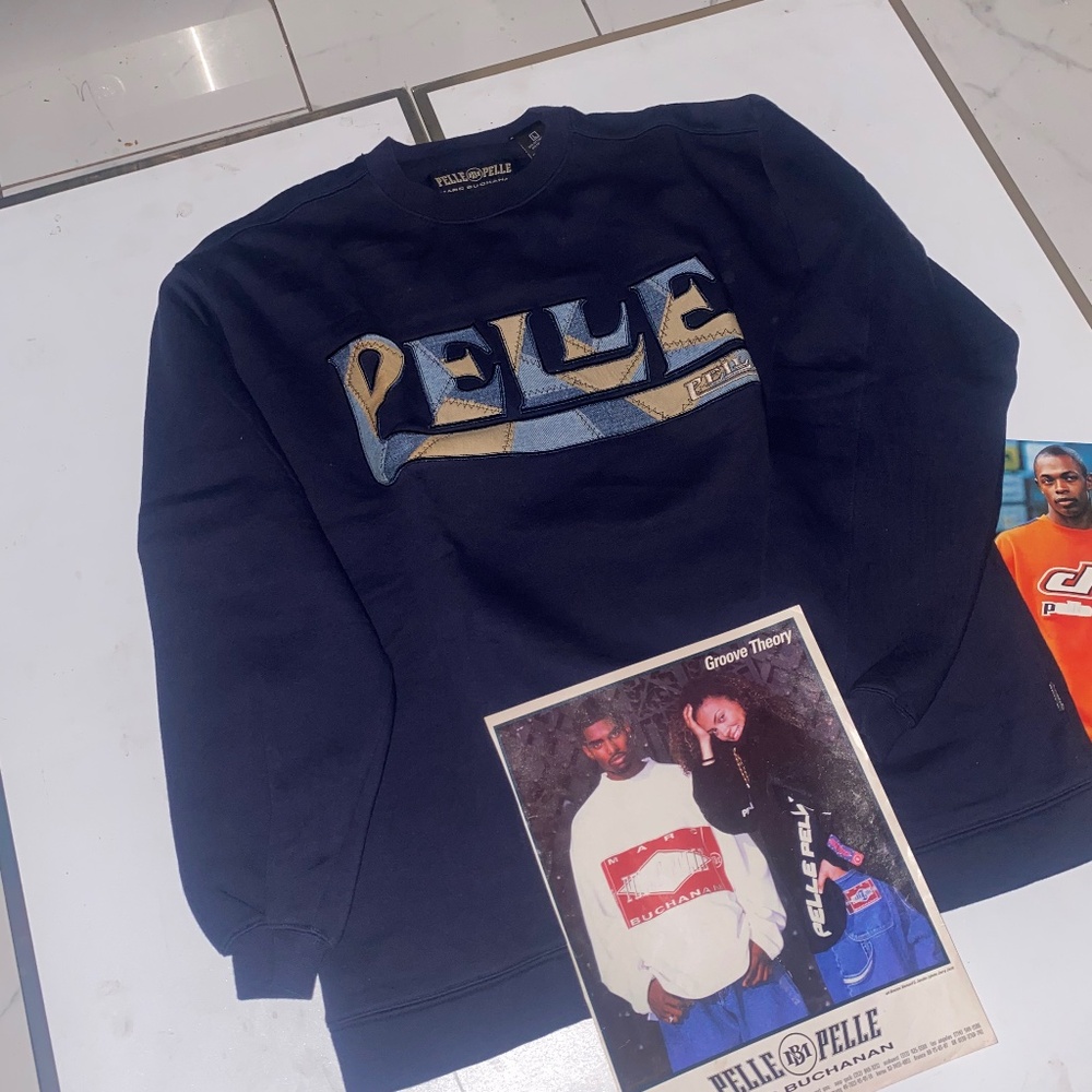 Men’s Pelle Pelle Premium Fashion Sweatshirt Sz XS - Picture 2 of 12